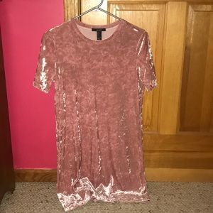 Forever 21 Crushed Velvet Dress